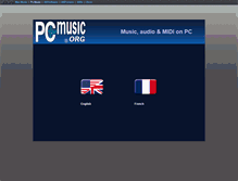 Tablet Screenshot of pcmusic.org